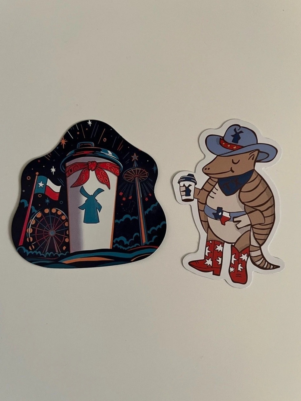 Dutch Bros Texas Exclusive State Stickers